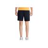 Fila SS23 Принт логотипа бренда Прямые штанины Высокая эластичность Средняя посадка Облегающие Минималистичные Повседневные шорты Мужские шорты Насыщенный черный A11M321617FBK