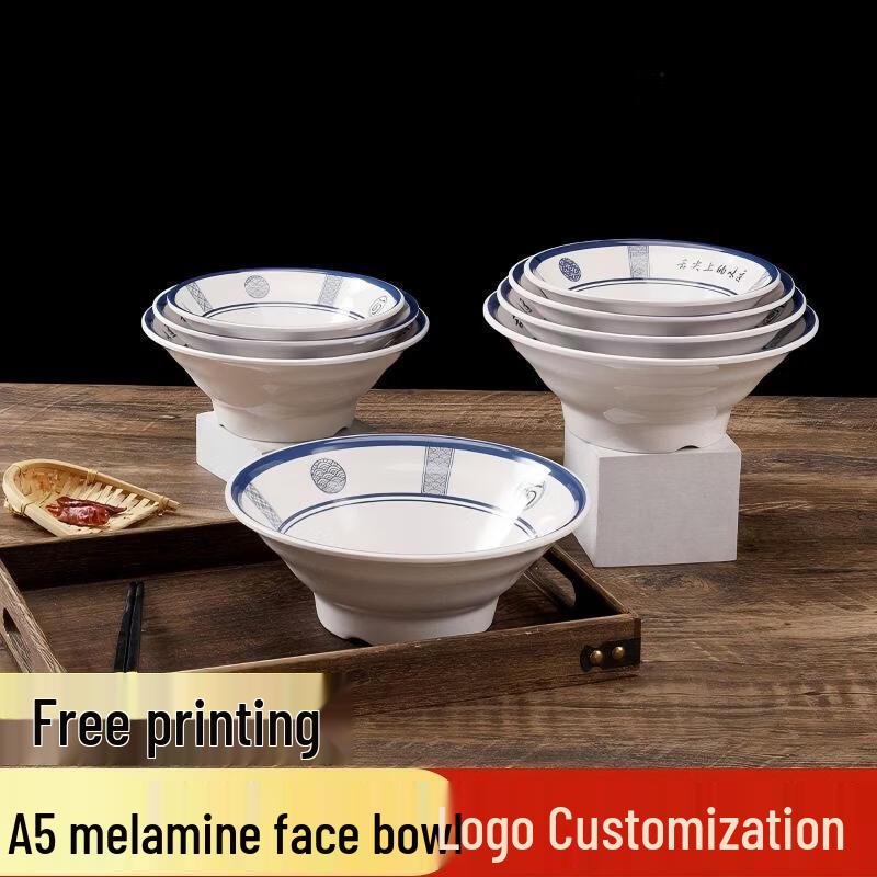 7-Inch A5 Melamine Noodle Bowl