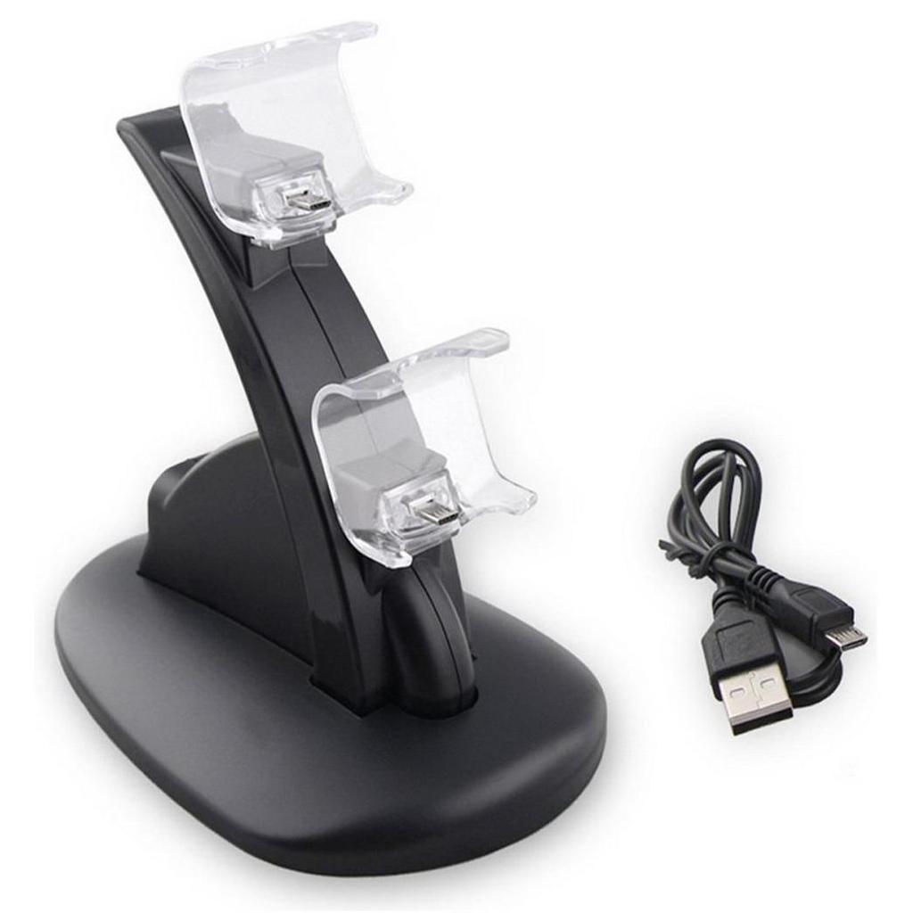 VAORLO Зарядное устройство с двумя контроллерами USB для Sony PS4, геймпад, док-станция для быстрой зарядки Playstation 4, зарядка с двойным джойстиком для Juegos De PS4
