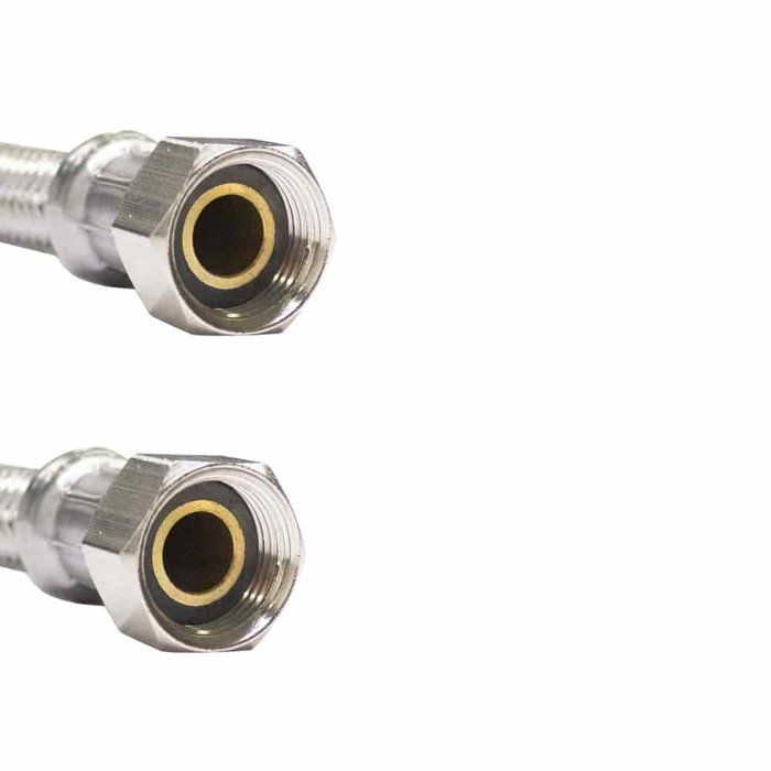 Flexible inox 3/4, 800mm DN13 certifié DVGW pour eau potable