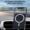 Автомобильный держатель для телефона Магнитный держатель для зарядного устройства Быстрая зарядка