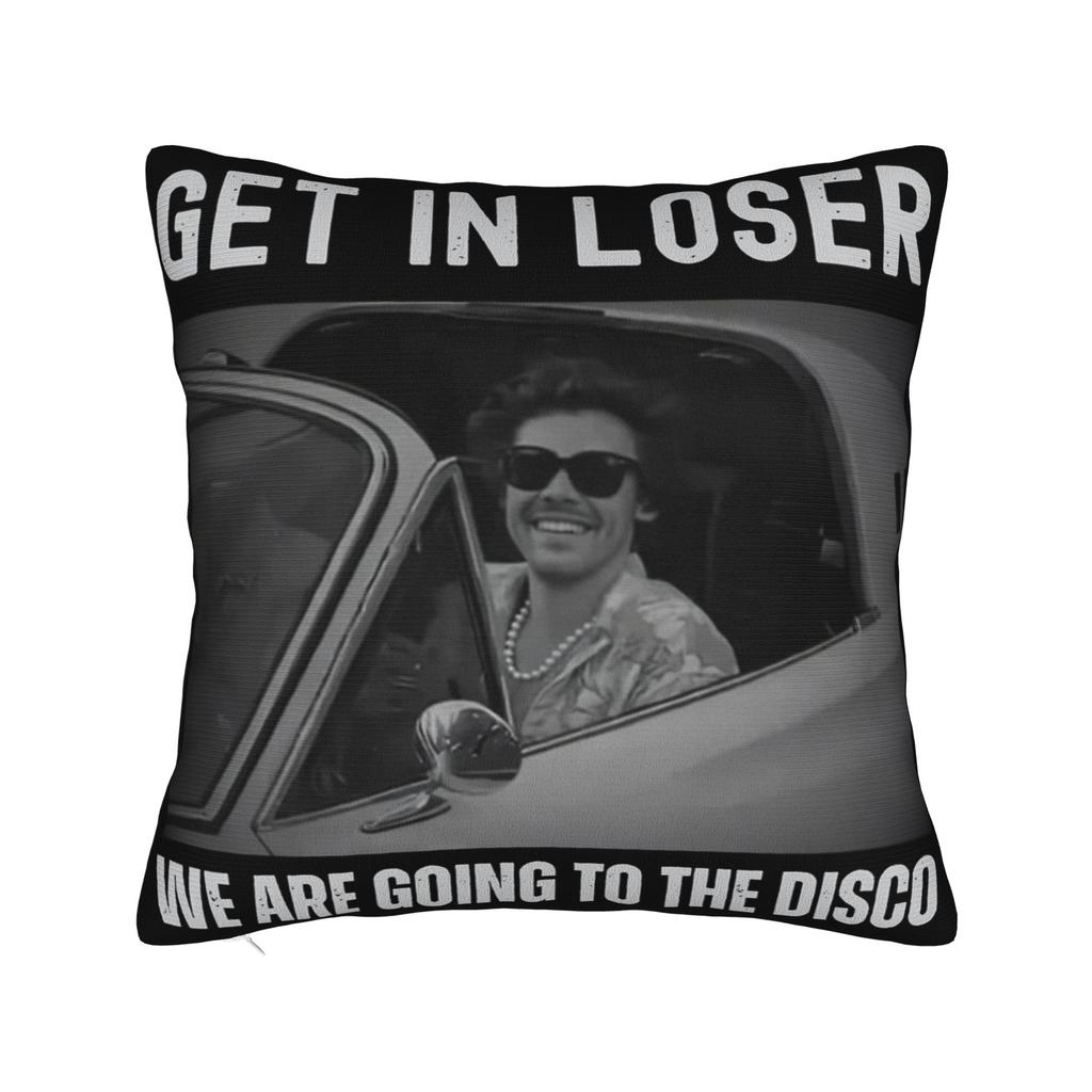 Harrys Styles Kiss All The Time Disco Occasionally Pillowcase Printing Cushion Cover Decoration Throw Pillow Case Cover