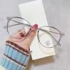 Lady Trendy Finished Myopia Glasses Women Round Frame Blue Light Blocking Eyewear Men Unisex Retro Minus Diopter Eyeglasses