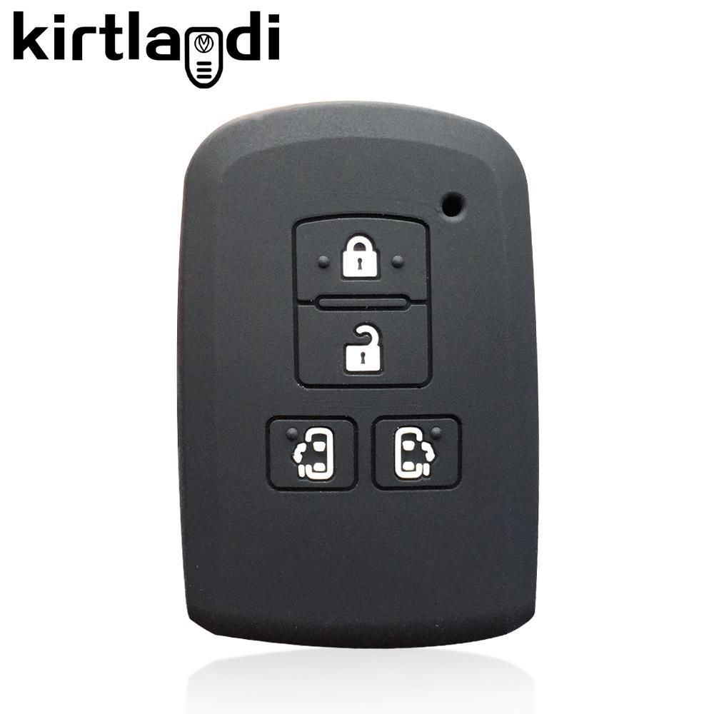 Силиконовый чехол для автомобильного ключа для Toyota Sienta Alphard Voxy Noah Esquire Harrier Vellfire Бесключевой пульт Оболочка Чехол Держатель Защитник