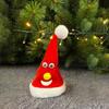 Electric Christmas Tree Swing Santa Hat Battery Powered Festive Decoration Swinging Dancing Tree for Table