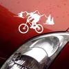 LYKX Mountain Bike Riding Mountain Road Car Stickers Styling Car Stickers Car Decals Auto Parts Waterproof Sunscreen