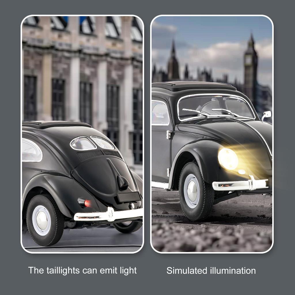 1:16 2,4 ГГц радиоуправляемых машинок 4CH полномасштабная игрушечная машинка задний привод светодиодный дальний свет 1950 модели