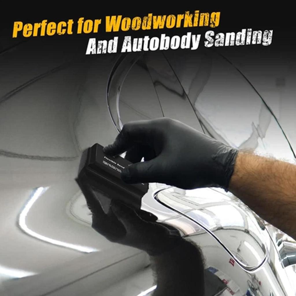 Набор из 7 шлифовальных блоков для кузова автомобиля, автомобильные шлифовальные блоки, гибкая пена ЭВА, набор шлифовальных блоков для мокрого или сухого шлифования