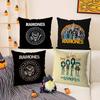 Наволочка Rock R-Ramones для офисного дивана, кресла в общежитии, короткий плюш, двусторонняя печать, декоративная подушка для дома