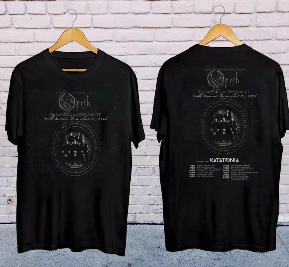 Opeth The Last Will And Testament North American Tour 2026 T-Shirt Unisex T-Shirt