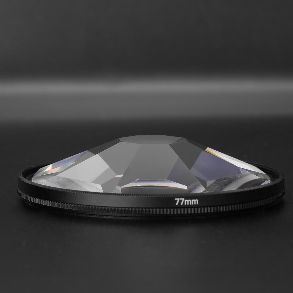 Камерный фильтр Фотография Размытие переднего плана Пленочная фотография Реквизит 77 мм Стеклянный калейдоскоп Фильтр Аксессуары для камеры