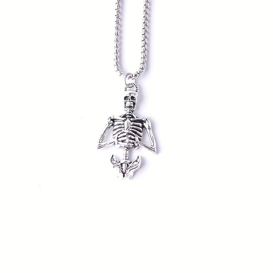 European and American Halloween Punk Style Skull Fashion Retro Jewelry Necklace Pendant