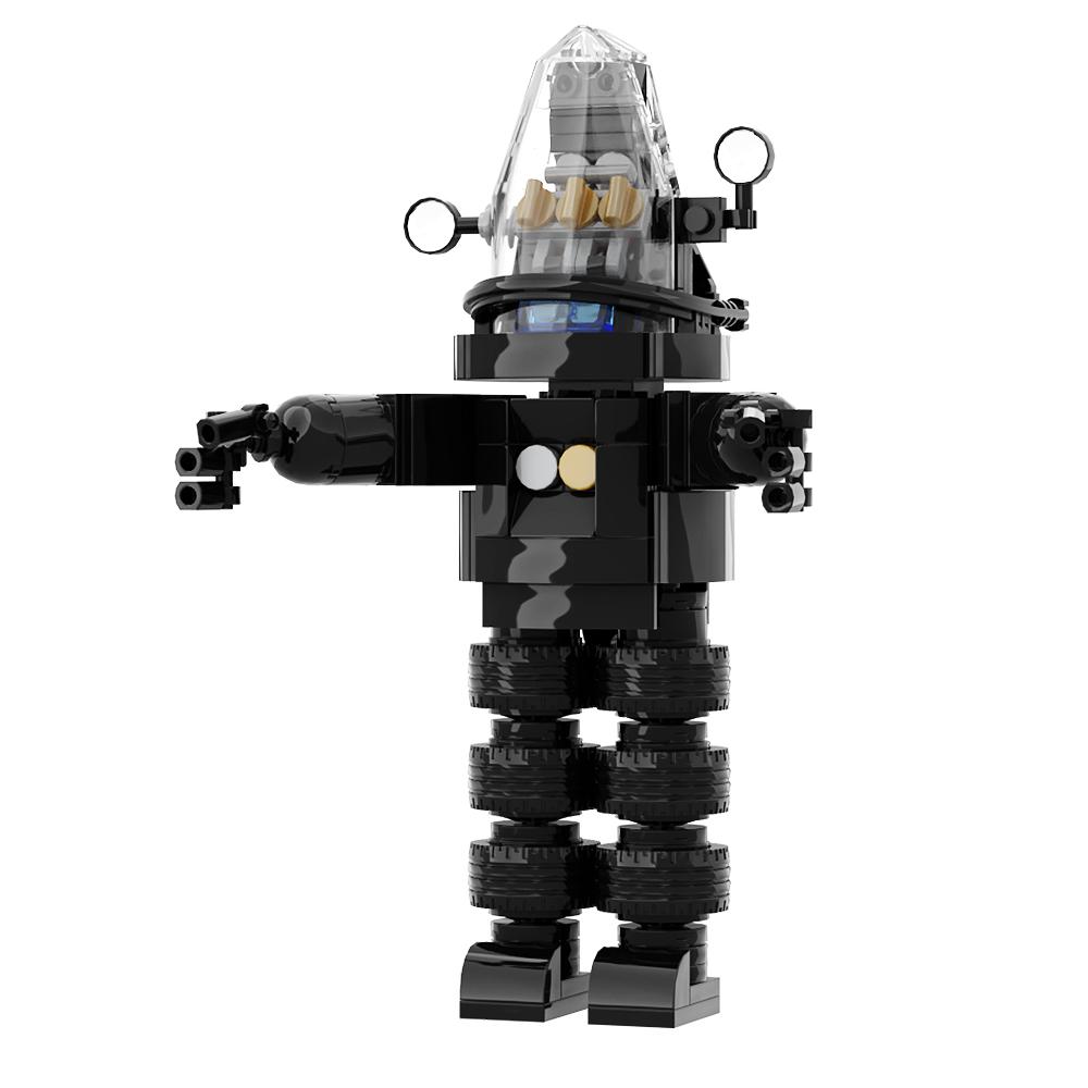 Gobricks MOC Робот с Запретной Планеты Конструктор Sci fi Фильм Модель Робби Строительный Блок Образовательные Игрушки Для Детей Подарок на День Рождения