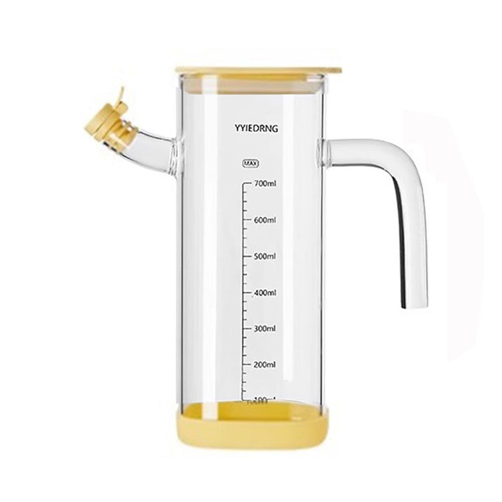 Heat-resistant Glass Oil Bottle Large-capacity Spice Container Cooking Oil Pot Condiment Storage