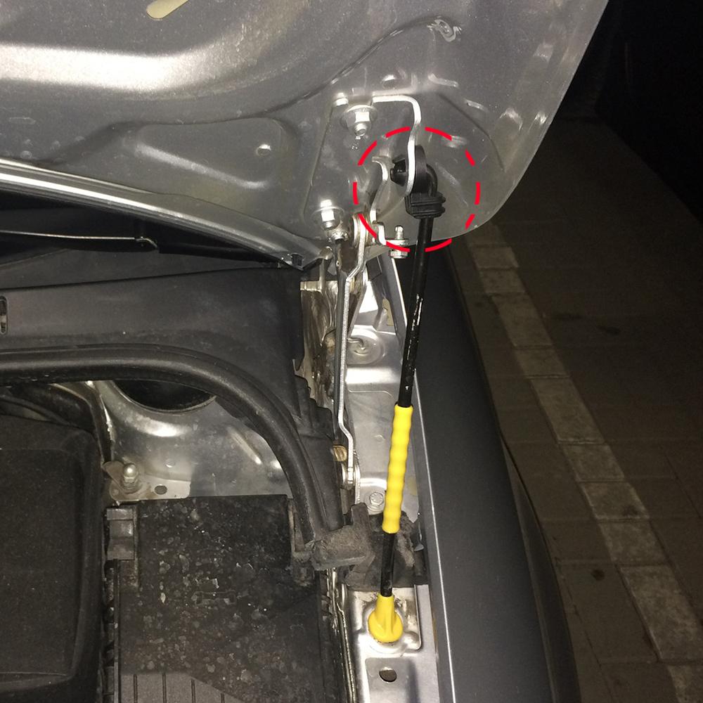 Капот двигателя, тяга, пряжка, опора, держатель, зажим, кронштейн, заклепка для Skoda Fabia Roomster Octavia 2007 - 2014 Polo Golf Plus 2006 - 2010