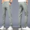 Spring Casual Pants Men's Korean Version Straight Tube Loose Fitting Elastic Slim Fitting Quick Drying Sports Long Pants Men's Autumn Pants