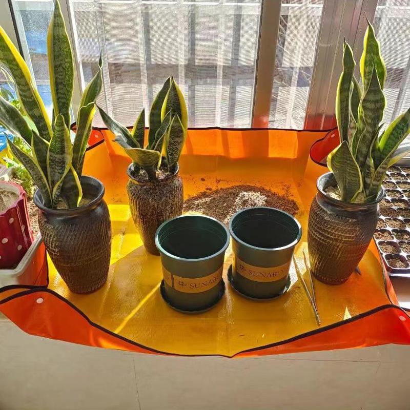 Водонепроницаемый складной коврик для посадки, садовый коврик, подложка для горшков, пересадка, смешивание почвы, обрезка растений, садовый инструмент