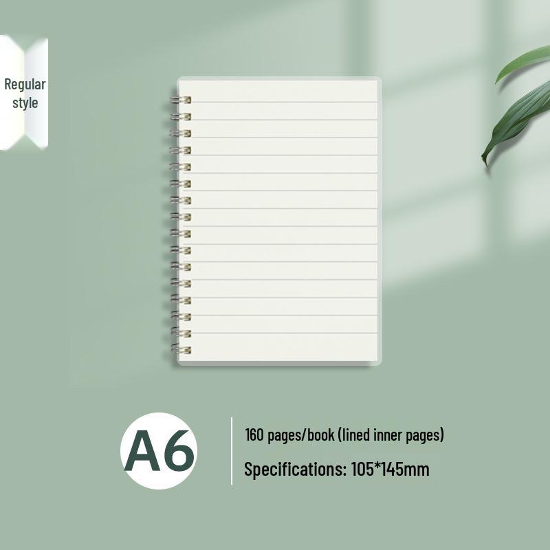 Spiral Bound A5/B5 Notebook: Lined, Grid, & Blank Pages, Ideal for Students and Planning