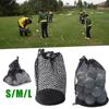Nylon 16/32/56 Ball Sports Mesh Net Golf Ball Bags Golf Storege Bag Drawstring Pouch Golf Mesh Bag