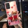 Милый Щенок Сердце Собаки Чехол для Телефона для Samsung A54 A57 A37 A17 A14 A15 A12 A24 A34 A55 A35 A25 A52S A07 A05S A04S A22 A32 A72 Ga