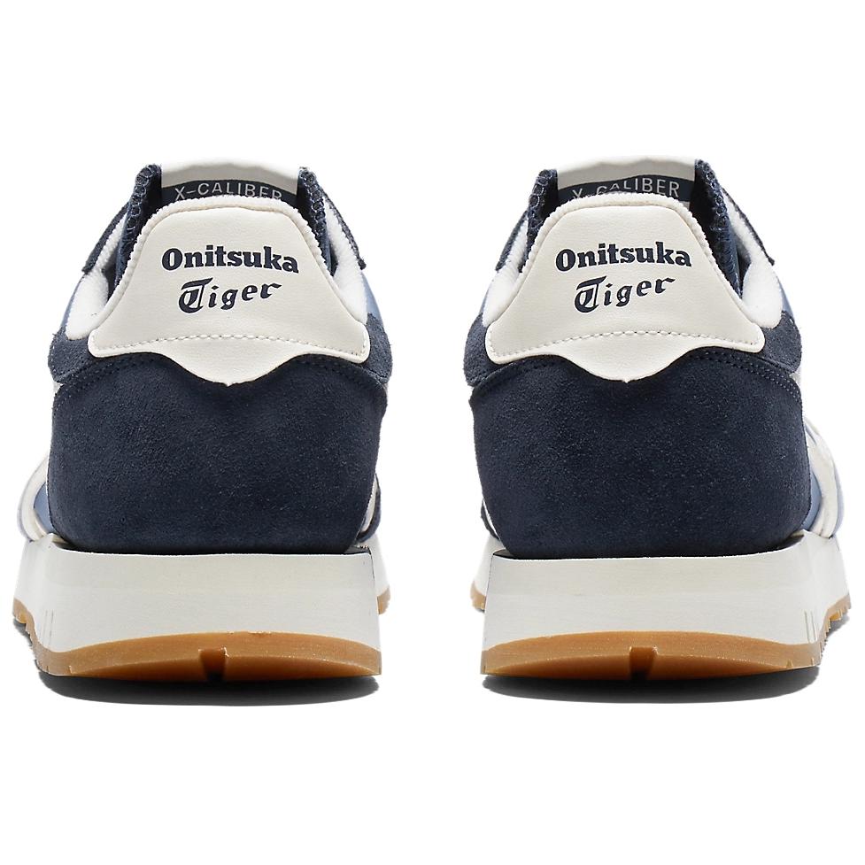 ONITSUKA TIGER X Caliber Нескользящие Износостойкие Низкие Повседневные Кроссовки Унисекс Морской Синий 1183C289-400