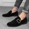 Fashion Male Dress Shoes Designer Formal Loafers Men's Shoes Suede Men Wedding Man Designer Work Social Business Loafers
