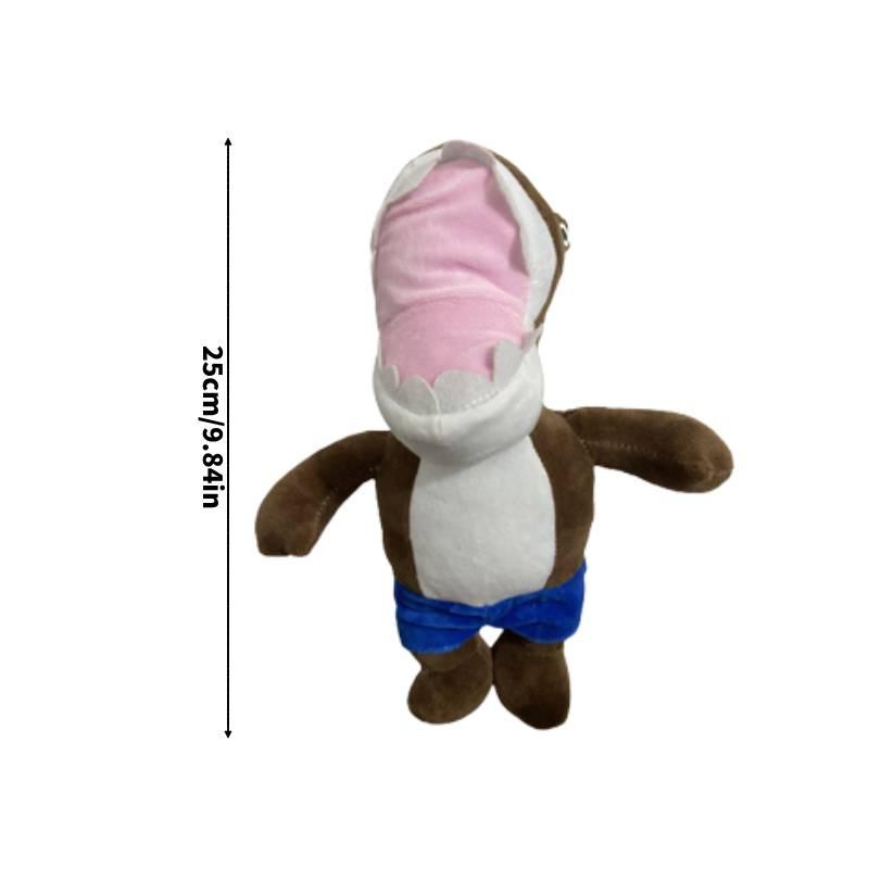 Cute Cartoon Panda Superman Plush Toy For Kids, Short-haired Stuffed Animal Doll