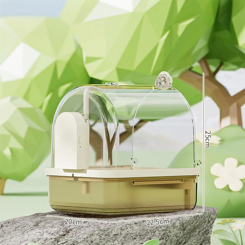 Птицы используют внешние купалки для купания. Купалки для попугаев. Птичьи купалки с прозрачностью и многофункциональные душевые купалки.