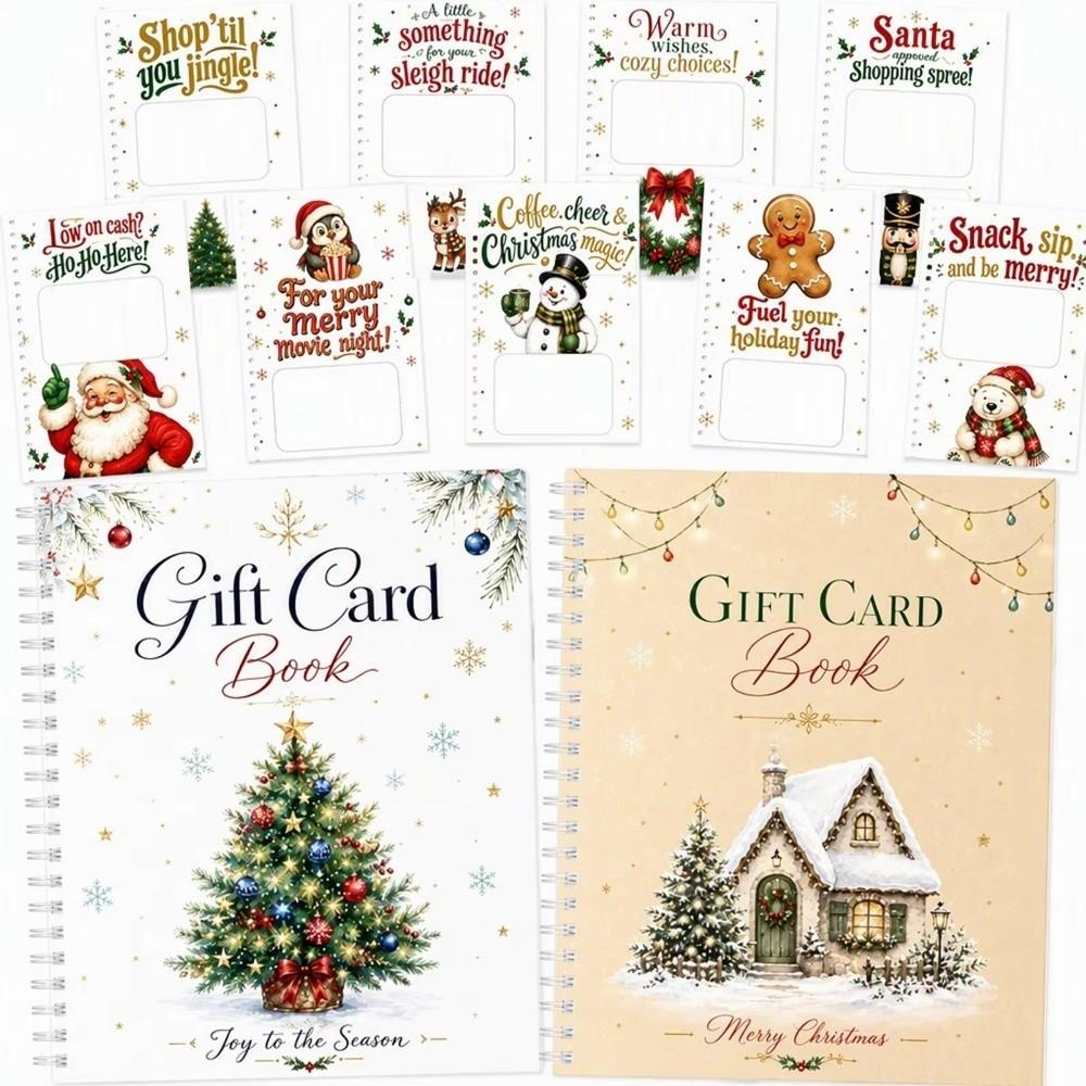 Paper Christmas Coupon Book Christmas Theme Greeting Card Album Holiday Gift Giving