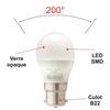 Ampoule LED - Noname - B22 - 8W - 806Lm - Blanc chaud - 30000h