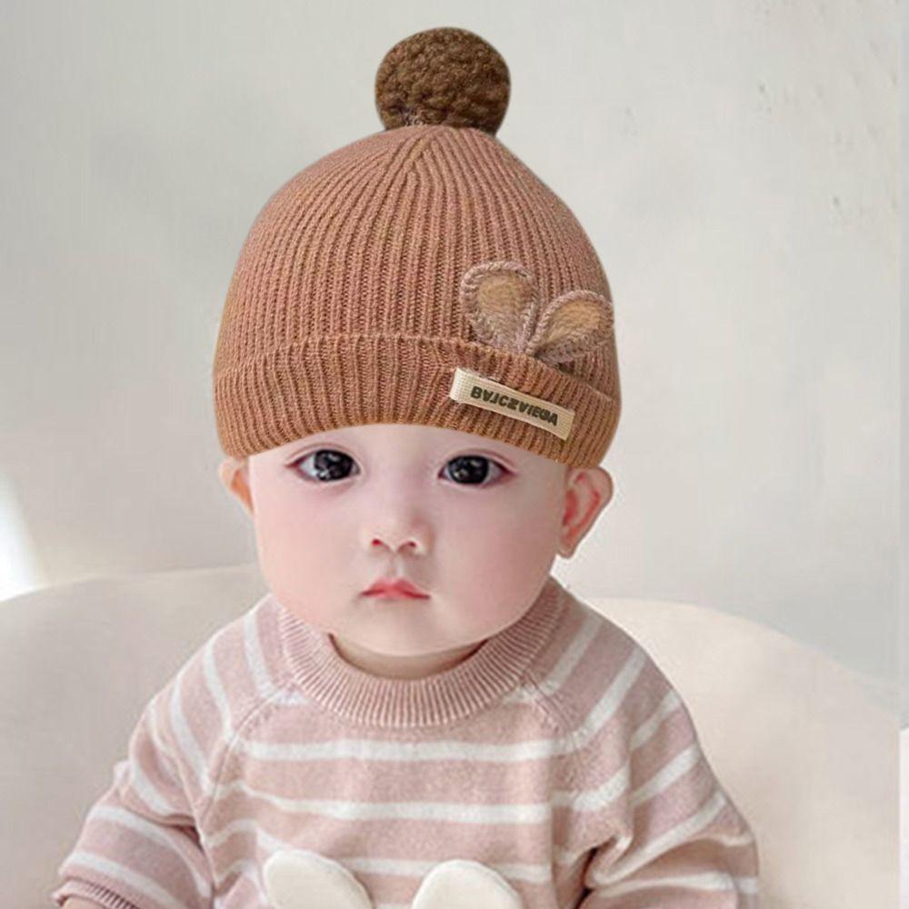 Толстые Зимние Осенние Шапки-Бини Теплые Детские Шапки для Малышей Вязаная Детская Шапка для Новорожденных Младенцев