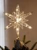 Korean-Style Christmas Tree Luminous Iron Star Topper