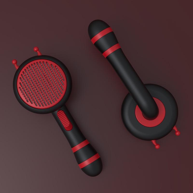 Маленькая пчелка Пет Игла Расческа Инструмент для кошек Расческа одним нажатием Прямые продажи от производителя