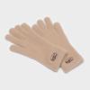 RECLOW FLUFFY LOGO GLOVE BEIGE
