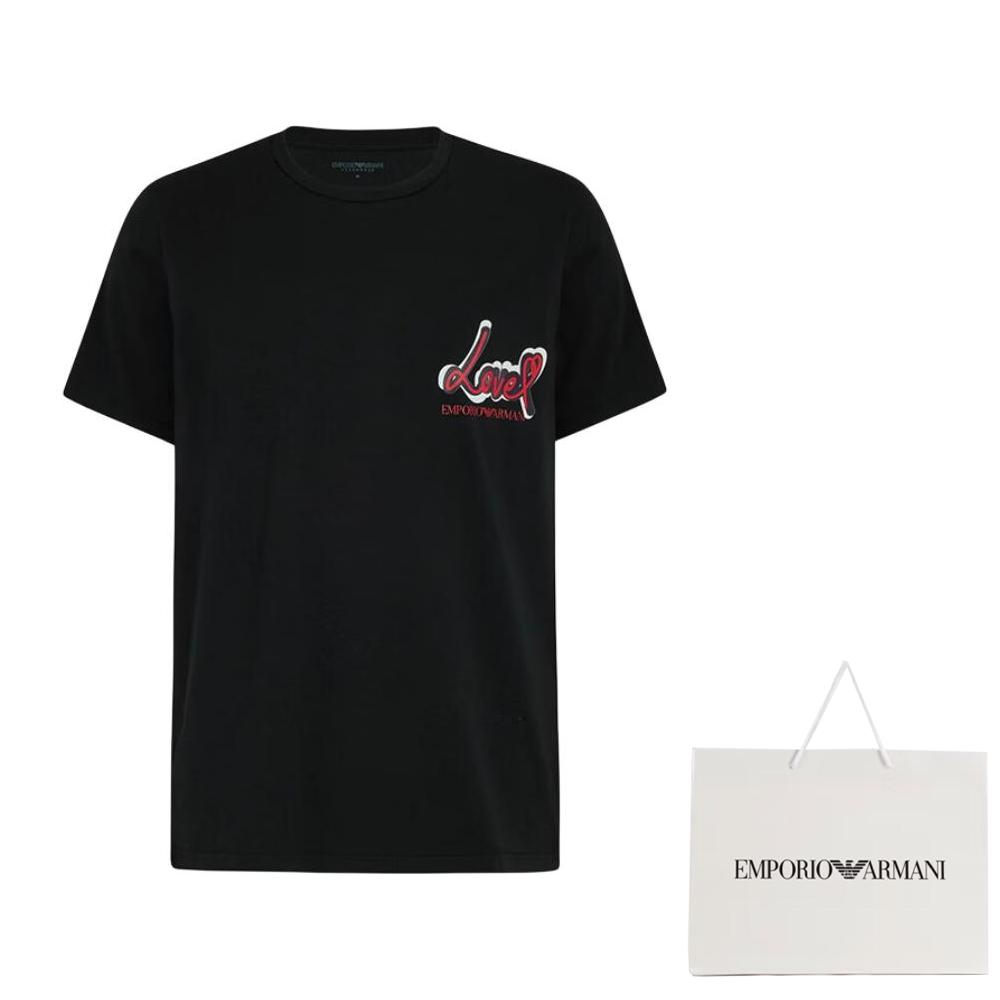 EMPORIO ARMANI SS25 T Shirt Men's Black EM000377-AF14859-UC001
