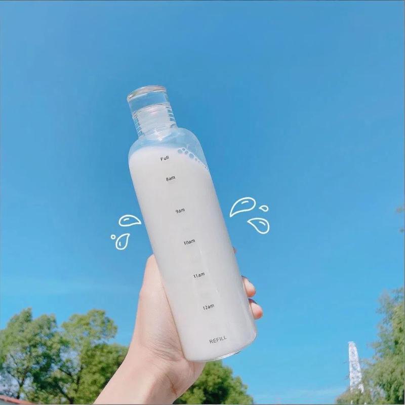 Бутылка для воды 750 мл с герметичной крышкой для сока, кофе, компактный дизайн для подстаканников автомобиля
