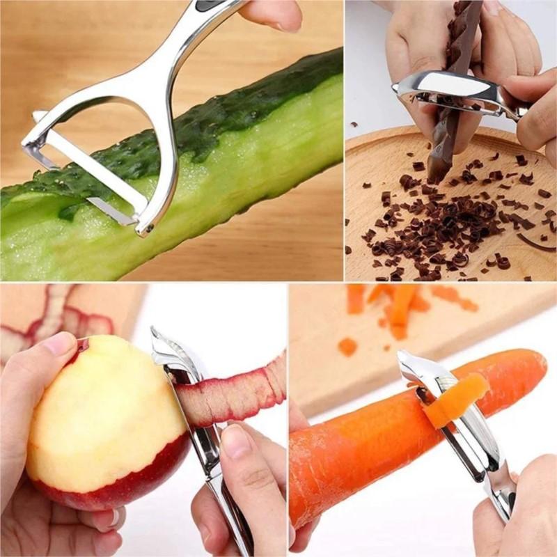 Multi-function Potato Carrot Skin Vegetable Peeler Stainless Steel Peeler Shredder Scraper Kitchen Gadgets Tools Acceesories 1