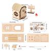 Wooden Material Wooden Fairy House Kit DIY Kit DIY Assembled House Wooden Doll House  Baby Gift