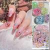 1 Box Nail Sequins Ultra-Thin Shiny Visual Effect Mix Size Sufficient Quantity Wide Application Decorative Match