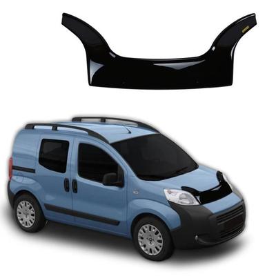 Déflecteur De Capot Fiat Fiorino 2007-2019, ABS Plastique, Installation Facile, Noir