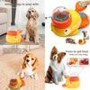 Small Yellow Duck Pet Interactive Toy Feeder For Cats And Dogs