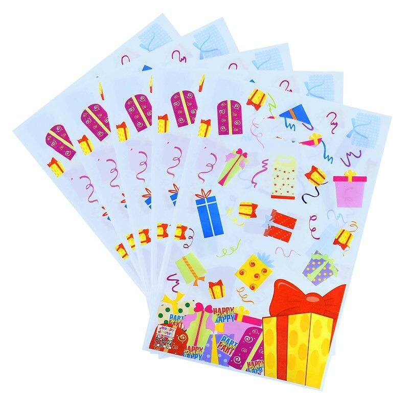 20Pcs Plastic Candy Bag Child Party Loot Bags Boy Girl Kids Birthday Party Favors Supplies Decor