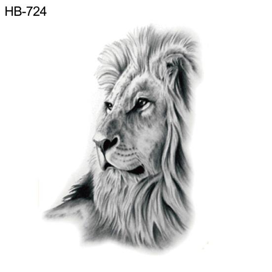 Прохладный Тигр Лев Дракон Рука Плечо Водонепроницаемая Временная Поддельная Татуировка Наклейка