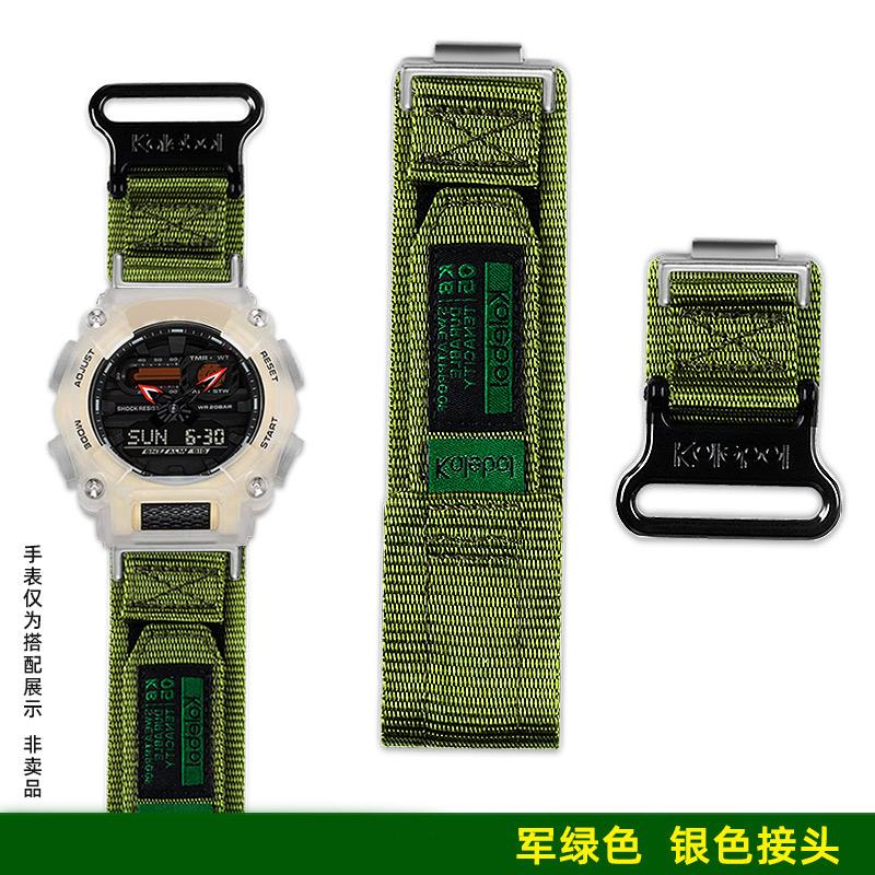GA900 Модифицированный ремешок для часов Casio G-shock GA-900A/VB/TS DW-6900 ремешки мужские уличные Водонепроницаемый Спортивный Нейлоновый Браслет