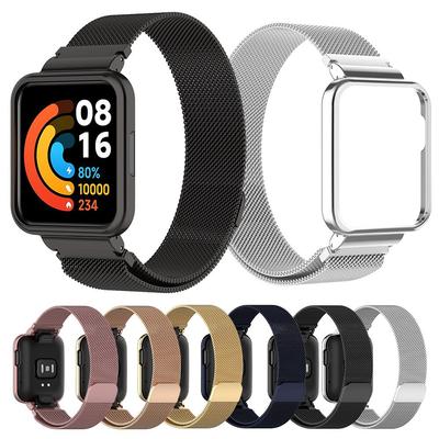 Миланский ремешок-петля для Xiaomi Redmi Watch 2 Lite из нержавеющей стали, сетчатый ремешок для часов Redmi Watch 2