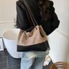 Fashion Tote Bag Summer Retro Temperament Stray Commuter Bag Large Capacity Chain Single Shoulder Armpit Bag Women