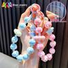 Beaded Mobile Phone Chain Keychain: Creative Cloud Pendant, Bag Charm & Earphone Case Accessory