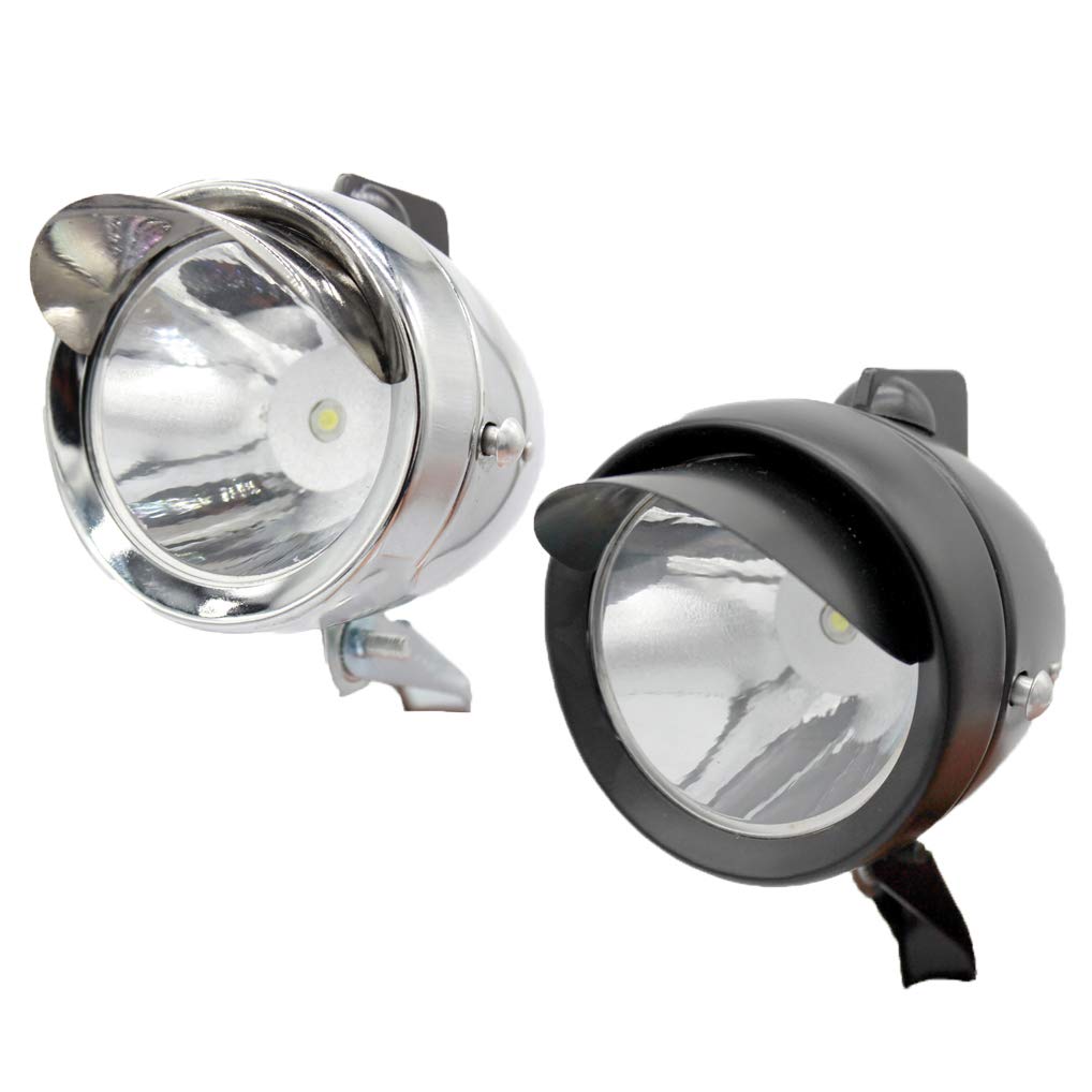 НАШ Cannonball Light с ретро двухпозиционным переключателем включения/выключения, дизайном, энергосберегающим светодиодом высокой яркости, кронштейнами, работающий от батареек (Сталь Серебро)