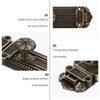 1Set Zinc Alloy Door Window Latch Vintage Security Sliding Bolt Lock for Home