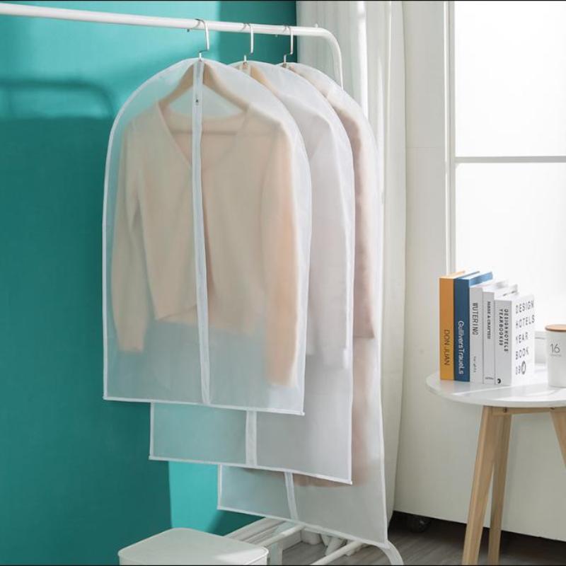 Пылезащитный чехол для одежды большой вместимости, подвесной чехол для хранения одежды, платья, костюма, пальто, с утолщением